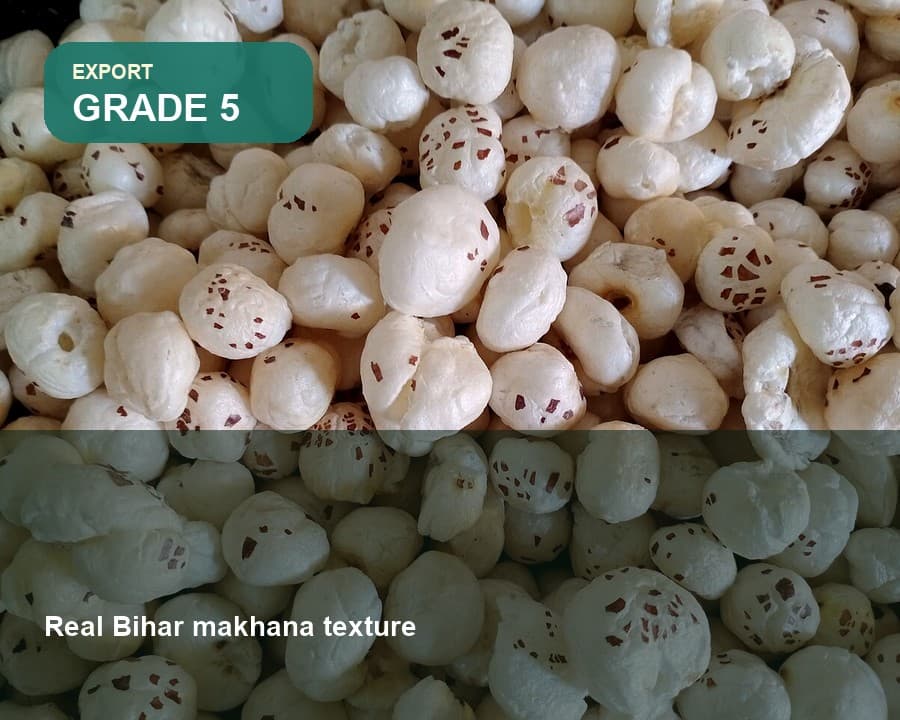 AGRINOVA EXPORTS grade 5 makhana